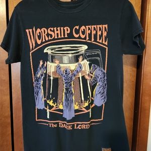 Worship Coffee T-Shirt, Small